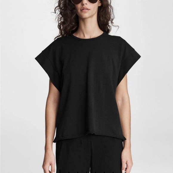 Rag & Bone Ryder Muscle T-Shirt Tee Tank Paprika Brick Red Size Medium - Picture 5 of 14